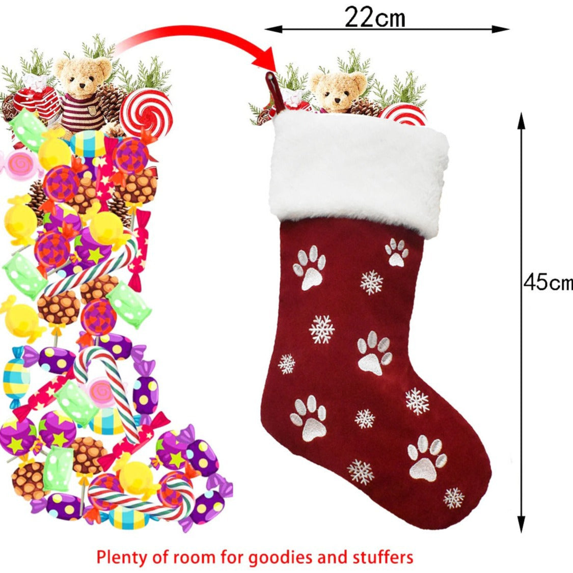 Chaussette de Noël pour Chien et Chat