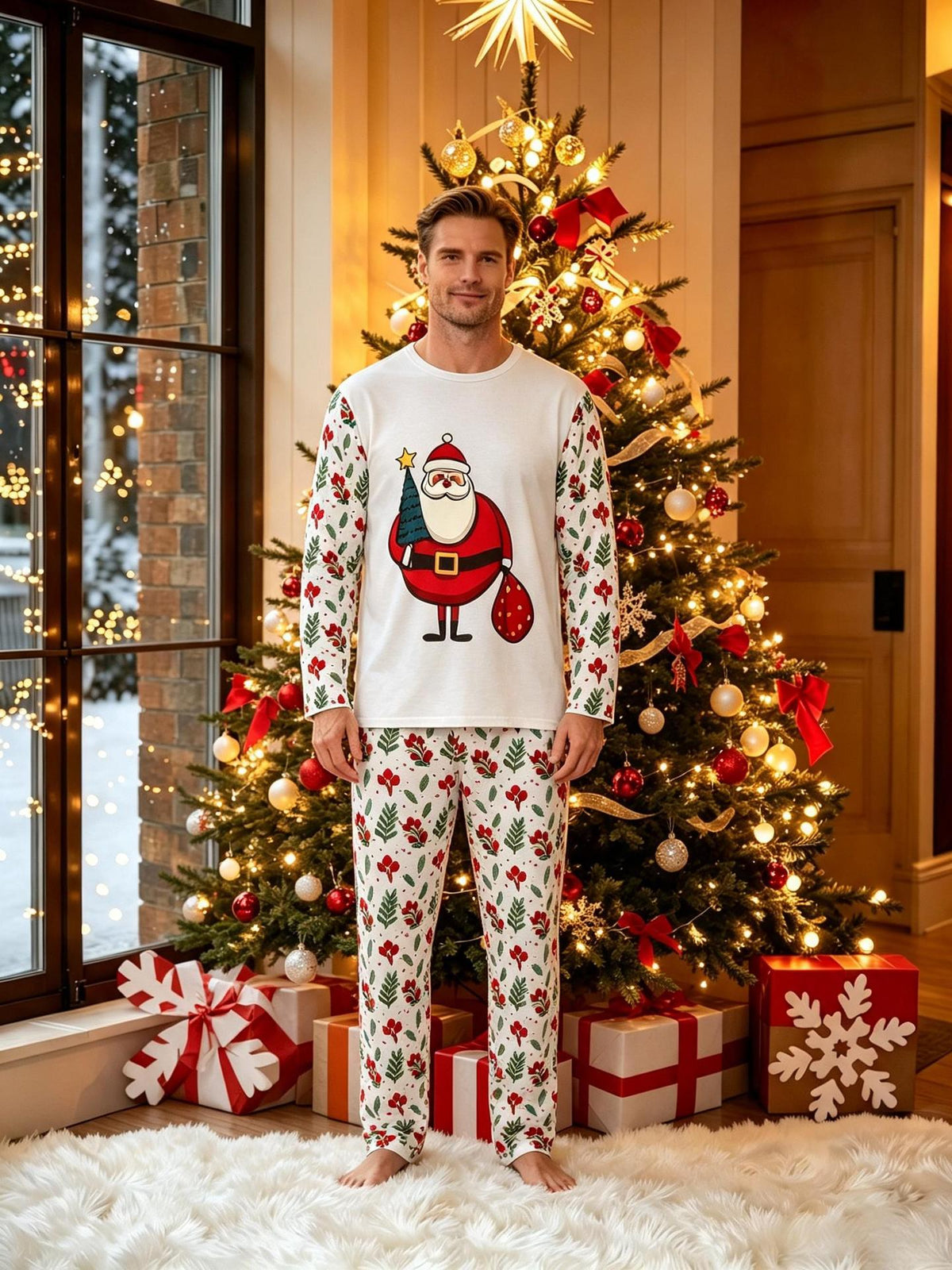 Pyjama de Noël Assorti pour Toute la Famille