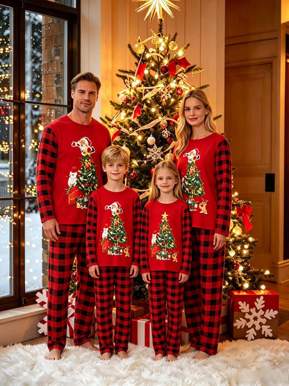 Pyjama de Noël Assorti pour Toute la Famille