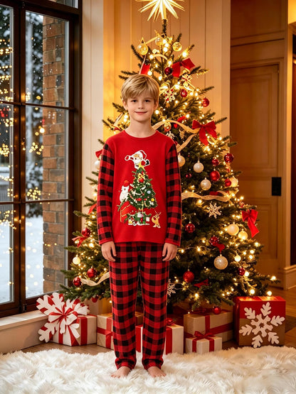 Pyjama de Noël Assorti pour Toute la Famille