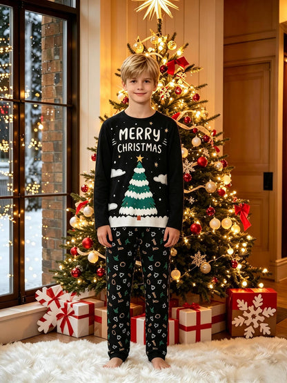 Pyjama de Noël Assorti pour Toute la Famille