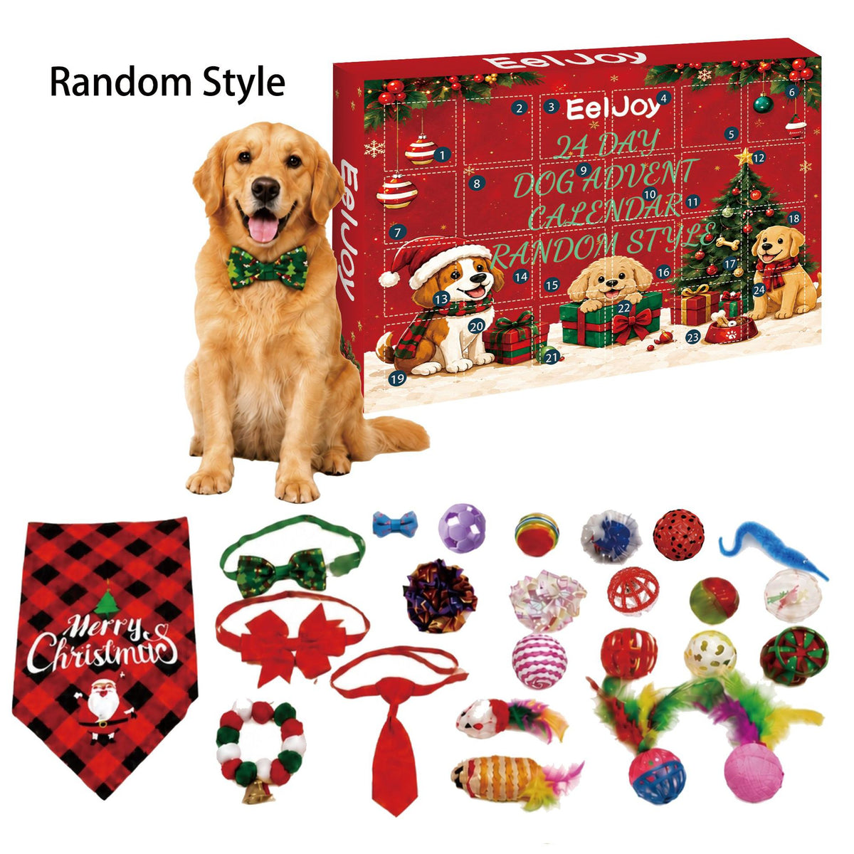Calendrier de l'Avent pour Chien – 24 Surprises